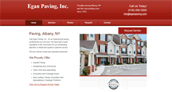 Desktop Screenshot of eganpaving.com
